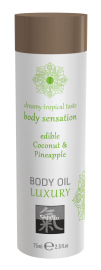 Shiatsu Luxury Body Oil Edible Coconut & Pineapple 75ml