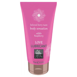 Shiatsu Love Lubricant Edible Raspberry 75ml
