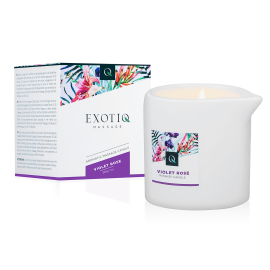 Exotiq Massage Candle Violet Rose 60g