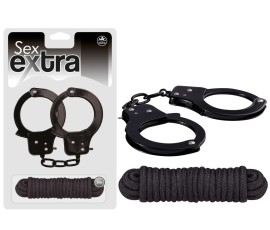 Nmc Sex Extra Metal Cuffs & Love Rope