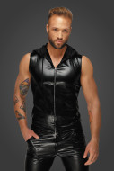 Noir Handmade H066 Snake Wetlook Sleeveless Zip-Up Top - cena, srovnání