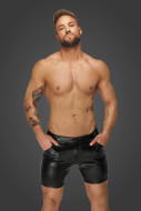 Noir Handmade H068 Mid-Length Shorts of Snake Wetlook - cena, srovnání