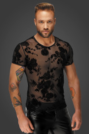 Noir Handmade H073 Flock Embroidery T-Shirt