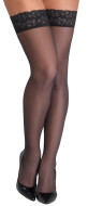 Cottelli Hold-up Stockings with 6cm Lace 2520680 - cena, srovnání