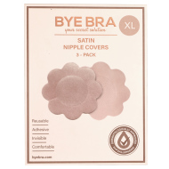Bye Bra Silk Nipple Covers XL Nude 3 pairs - cena, srovnání