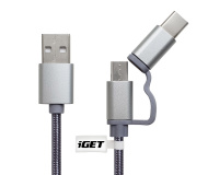 iGet G2V1 USB kabel 2v1 - cena, srovnání