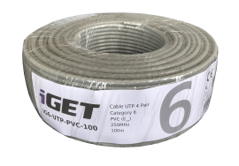 iGet Sieťový kábel 100m iG6-UTP-PVC-100