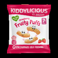 Kiddylicious Ovocné chrumky jahodové 10g - cena, srovnání
