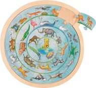 Goki Puzzle kruhové - Zvieratá - cena, srovnání