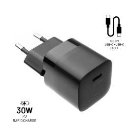 Fixed Mini USB-C nabíjačka FIXC30M-CC-BK