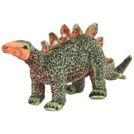 vidaXL Plyšová hračka dinosaurus stegosaurus zeleno-oranžový XXL - cena, srovnání