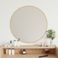 vidaXL Nástenné zrkadlo zlaté Ø 60 cm okrúhle - cena, srovnání