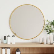 vidaXL Nástenné zrkadlo zlaté Ø 40 cm okrúhle - cena, srovnání