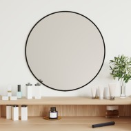 vidaXL Nástenné zrkadlo čierne Ø 50 cm okrúhle - cena, srovnání
