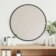 vidaXL Nástenné zrkadlo čierne Ø 40 cm okrúhle - cena, srovnání