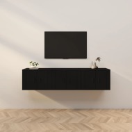 vidaXL Nástenné TV skrinky 3 ks čierne 57x34,5x40 cm - cena, srovnání