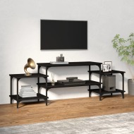 vidaXL TV skrinka čierna 157x35x52 cm spracované drevo - cena, srovnání