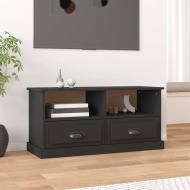 vidaXL TV skrinka čierna 93x35,5x45 cm kompozitné drevo - cena, srovnání