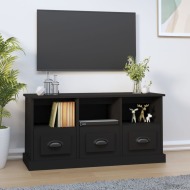 vidaXL TV skrinka čierna 100x35x50 cm kompozitné drevo - cena, srovnání