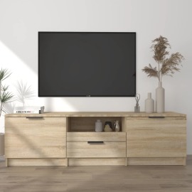 vidaXL TV stolík dub sonoma 140x35x40 cm spracované drevo