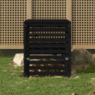 vidaXL Kompostér čierny 82,5x82,5x99,5 cm masívne borovicové drevo - cena, srovnání