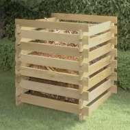 vidaXL Latkový záhradný kompostér 90x90x90 cm impregnovaná borovica - cena, srovnání