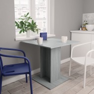 vidaXL Jedálenský stôl sivý sonoma 80x80x75 cm spracované drevo - cena, srovnání