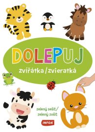 Dolepuj zvířátka/zvieratká zelený sešit/zelený zošit