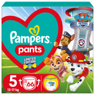 Pampers Active Baby Pants Paw Patrol 5 12-17kg 66ks - cena, srovnání