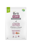 Brit Care Dog Sustainable Junior Large Breed 3kg - cena, srovnání