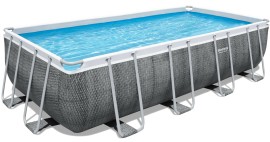 Bestway Bazén Power Steel Rattan 56998