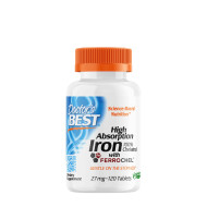 Doctor's Best High Absorption Iron 120tbl - cena, srovnání