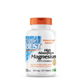 Doctor's Best High Absorption Magnesium 120tbl