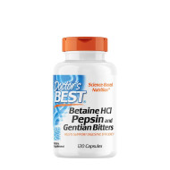 Doctor's Best Betaine HCl Pepsin&Gentian Bitters 120tbl - cena, srovnání