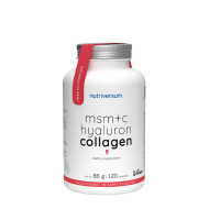 Nutriversum MSM+C Hyaluron Collagen 120tbl - cena, srovnání