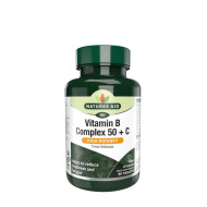 Natures Aid Vitamin B Complex 50 + C 30tbl - cena, srovnání