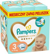 Pampers Premium Care 3 6-10kg 200ks - cena, srovnání