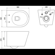 Mexen WC set Felix 6853372XX85 - cena, srovnání