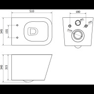 Mexen WC set Felix 6853385XX85 - cena, srovnání