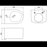 Mexen bidet Sofia 35544870 - cena, srovnání