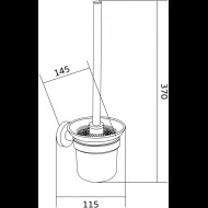 Mexen WC kefa Remo 7050750-70 - cena, srovnání