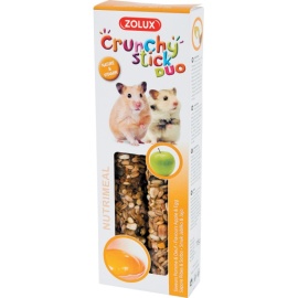 Zolux Pochúťka Crunchy STICK jablko/vajce 2ks