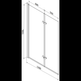 Mexen Cube vaňa 170x80 550517080X9212020100