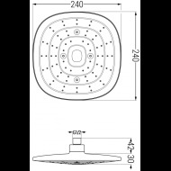 Mexen D-17 79717-00 sprcha