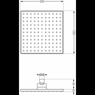 Mexen D-45 79745-00 sprcha - cena, srovnání