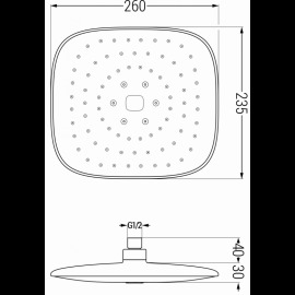 Mexen D-33 79733-02 sprcha