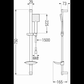 Mexen DB45 785454584-00 sprchový set