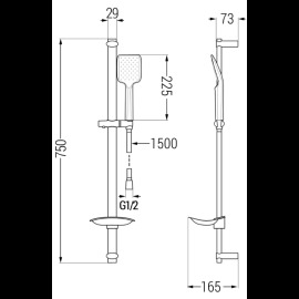 Mexen DB62 785624584-00 sprchový set