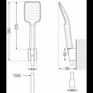 Mexen R-62 785625052-00 sprchový set - cena, srovnání