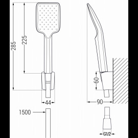 Mexen R-62 785625052-70 sprchový set